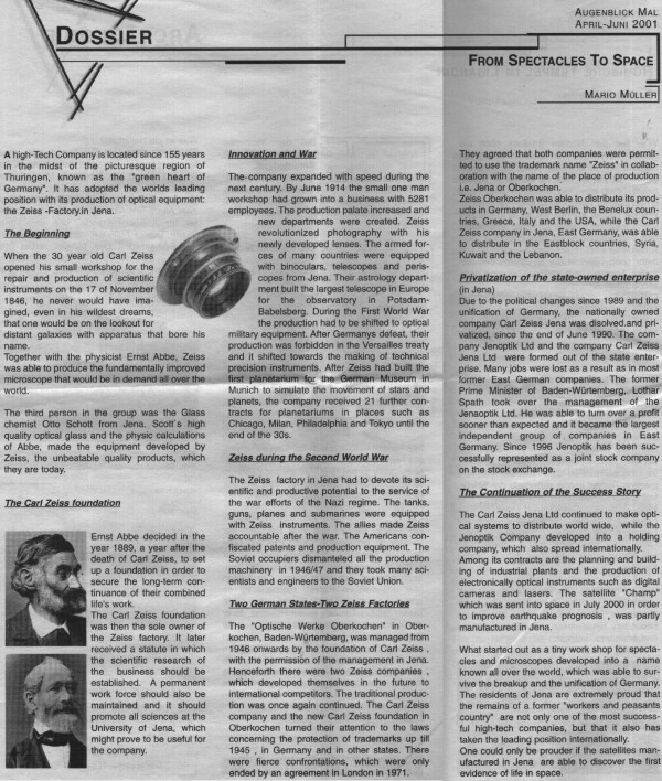 Augenblick mal, 4/2001
