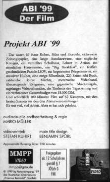 VHS-R�ckseite