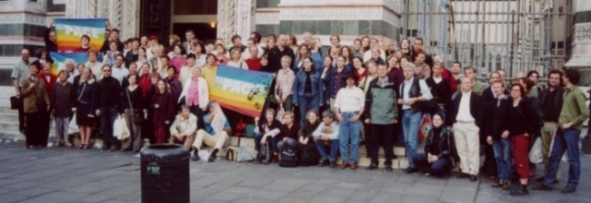 Massenszene in Florenz